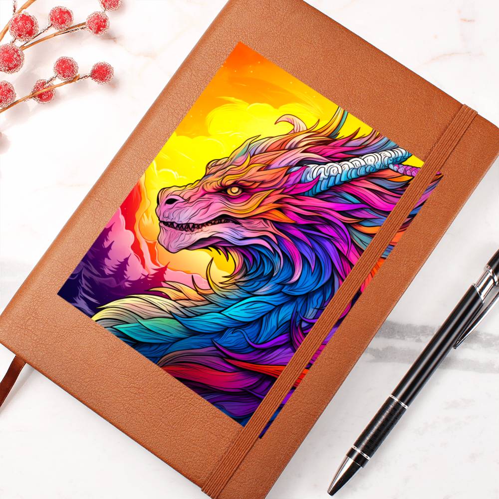Majestic Dragon 033 - Vegan Leather Journal