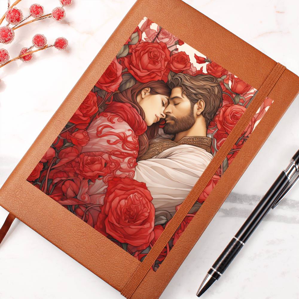 Valentine's Day Art 308 - Vegan Leather Journal