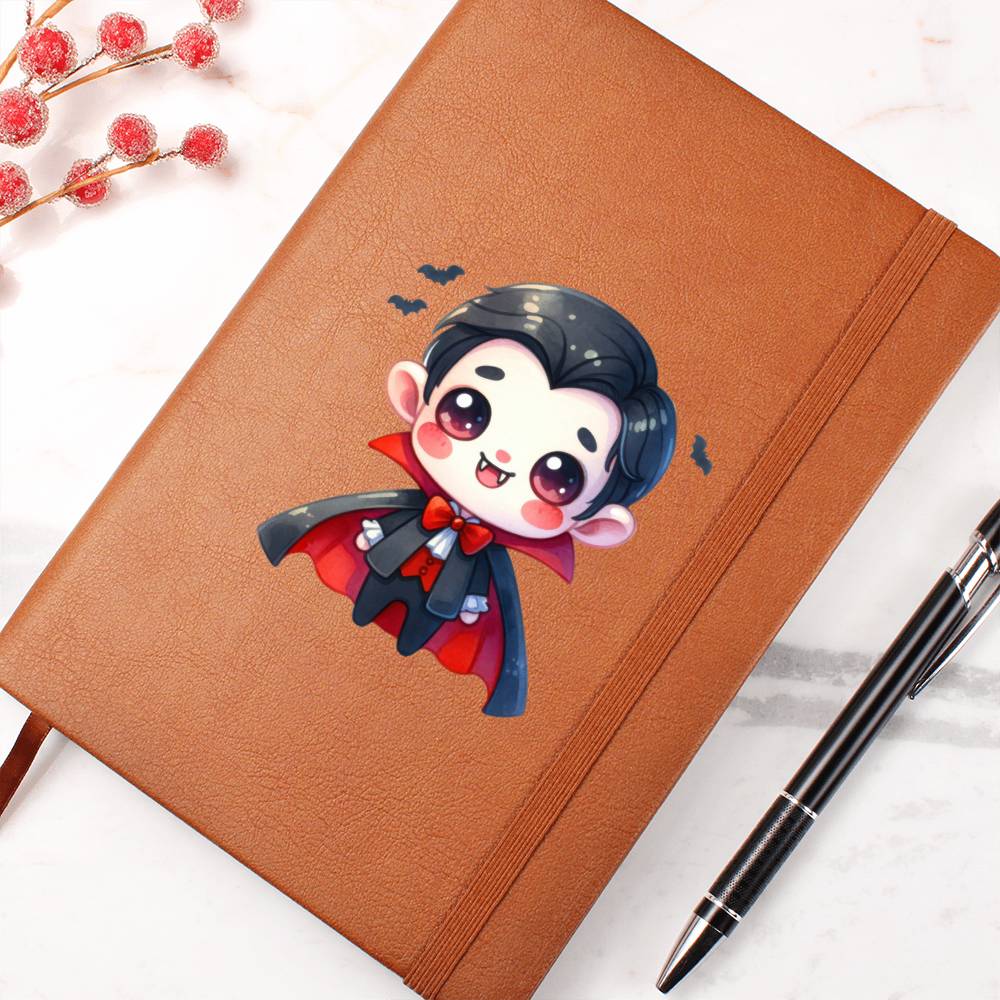 Cute Halloween Sticker 082 - Vegan Leather Journal
