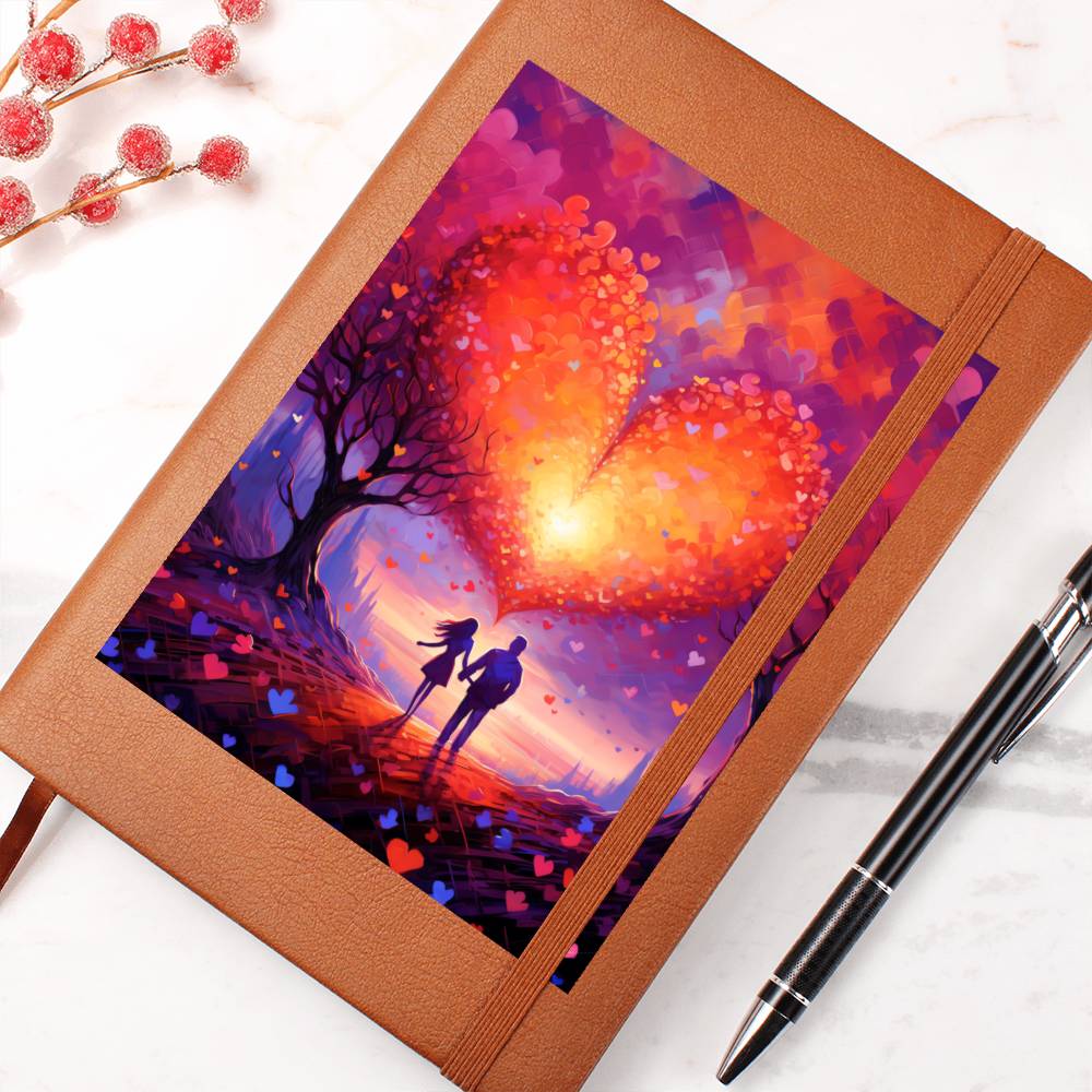 Valentine's Day Art 240 - Vegan Leather Journal
