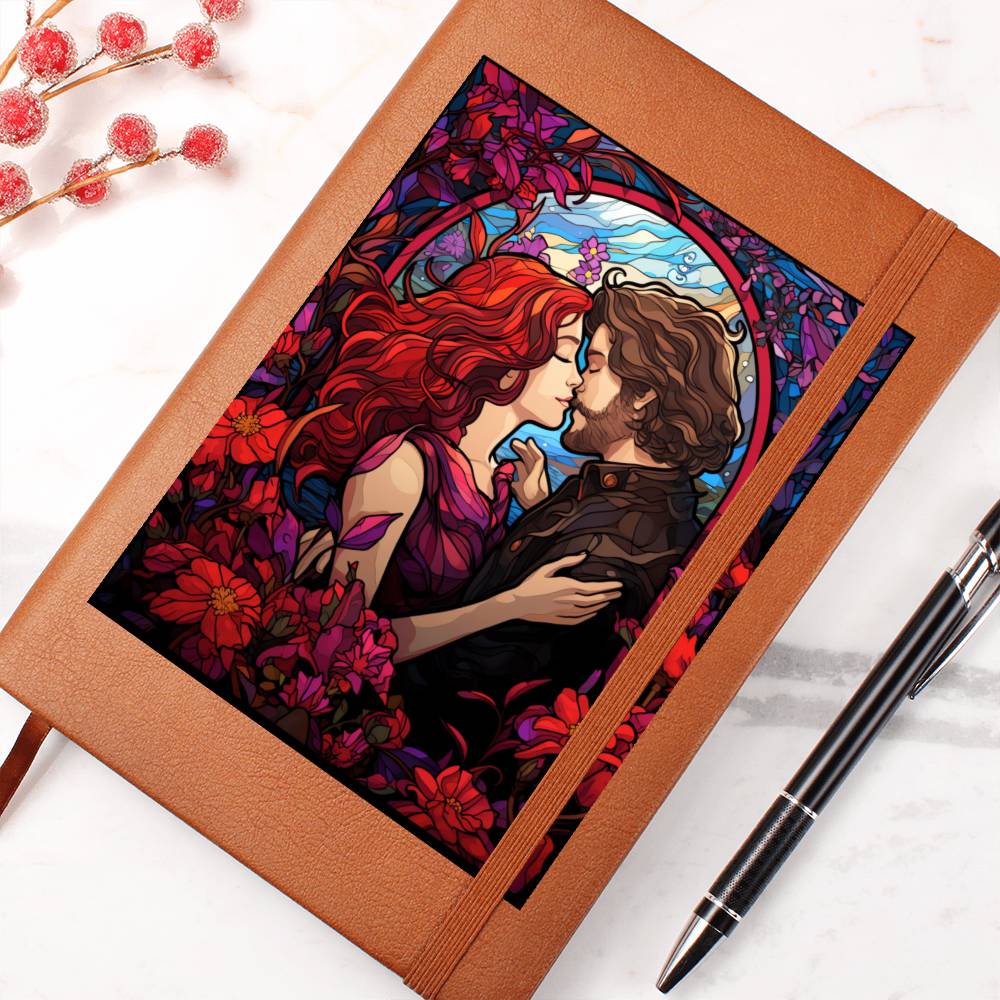 Valentine's Day Art 023 - Vegan Leather Journal