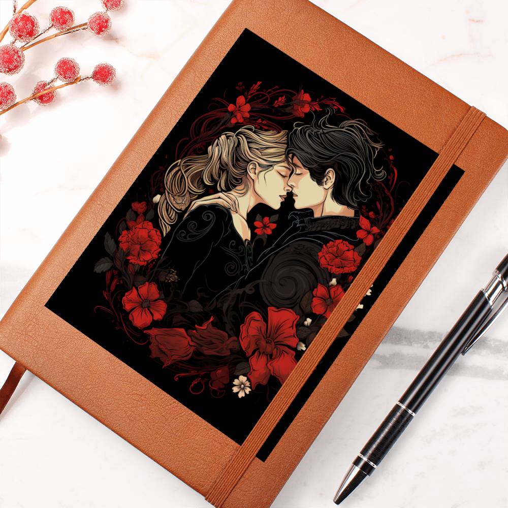 Valentine's Day Art 343 - Vegan Leather Journal