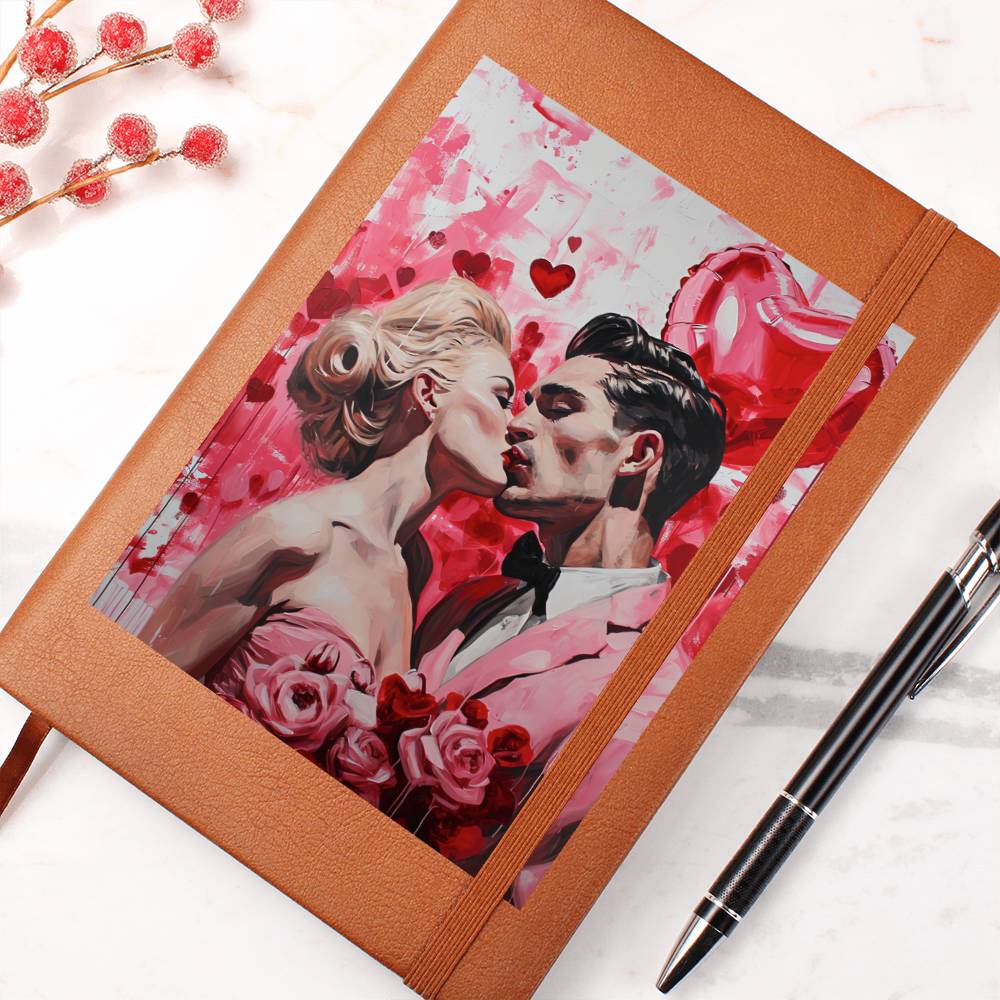 Valentine's Day Art 126 - Vegan Leather Journal