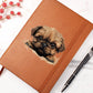 Brussels Griffon Peeking - Vegan Leather Journal