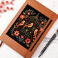 Birds And Floral Design 158 - Vegan Leather Journal