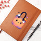 Cute Halloween Sticker 010 - Vegan Leather Journal