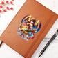 Cute Christmas Angel 008 - Vegan Leather Journal