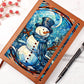 Christmas Stained Glass Design 002 - Vegan Leather Journal