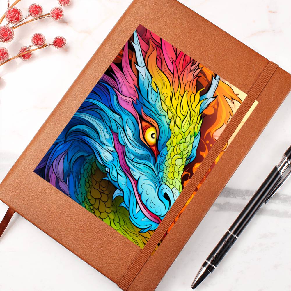 Majestic Dragon 011 - Vegan Leather Journal