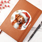 Christmas Dog - Nova Scotia Duck Tolling Retriever - Vegan Leather Journal