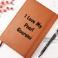 Love My Pearl Gourami - Vegan Leather Journal