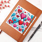 Valentine's Day Pop Art 25 - Vegan Leather Journal