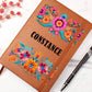 Constance (Mexican Flowers 1) - Vegan Leather Journal