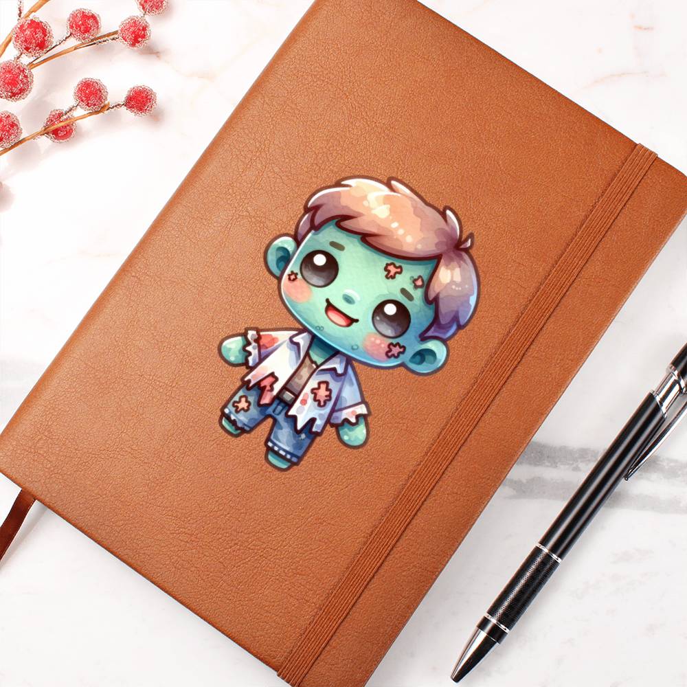 Cute Halloween Sticker 081 - Vegan Leather Journal