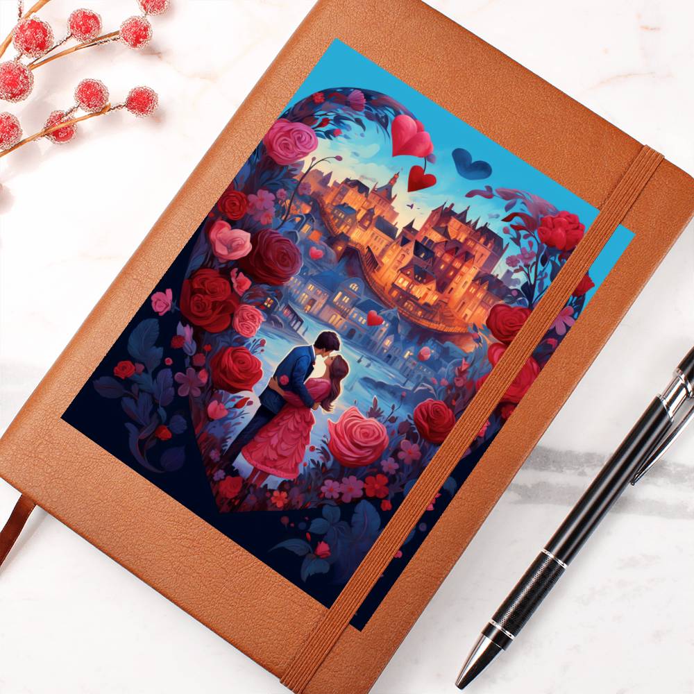 Valentine's Day Art 085 - Vegan Leather Journal