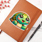 Cute Turtle sticker 203 - Vegan Leather Journal