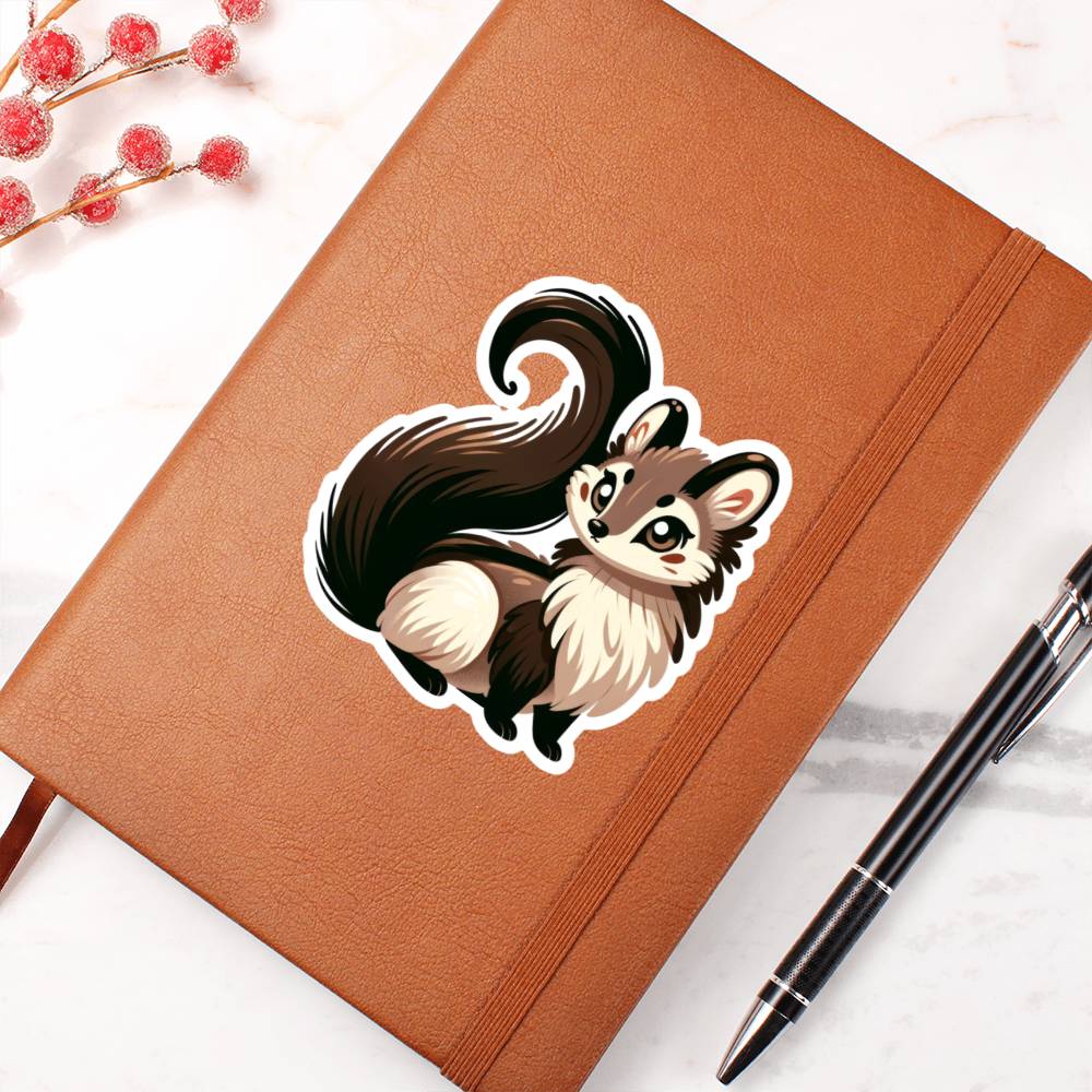 Cute Sable sticker 149 - Vegan Leather Journal