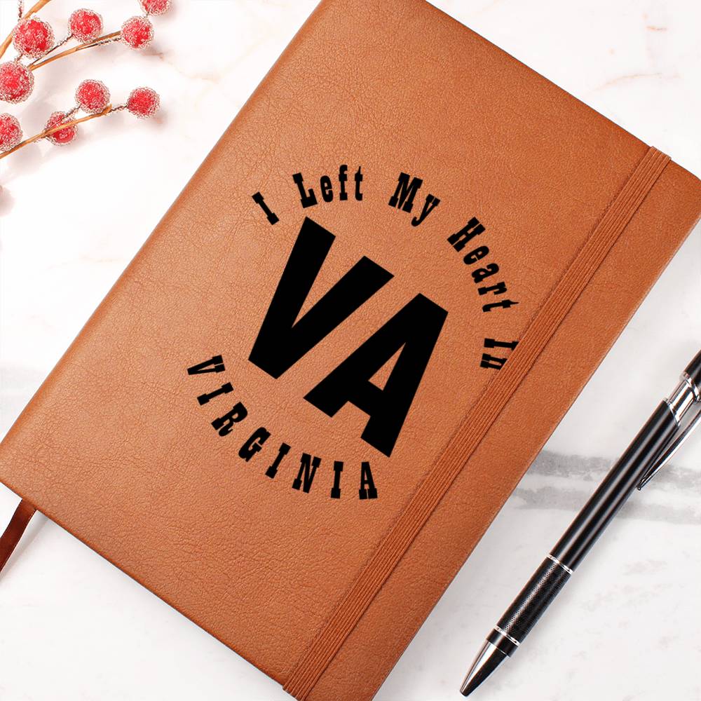 Heart In Virginia v01 - Vegan Leather Journal