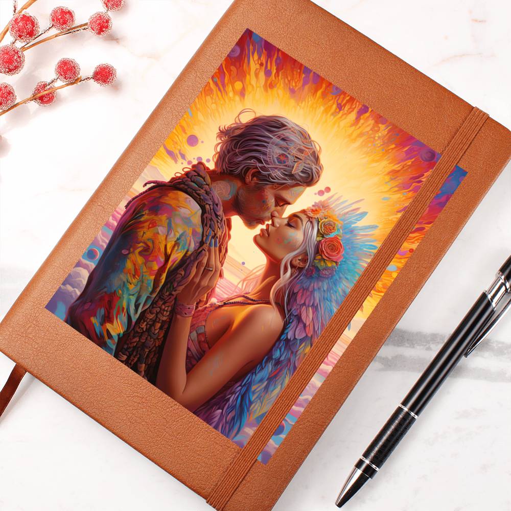 Valentine's Day Art 293 - Vegan Leather Journal