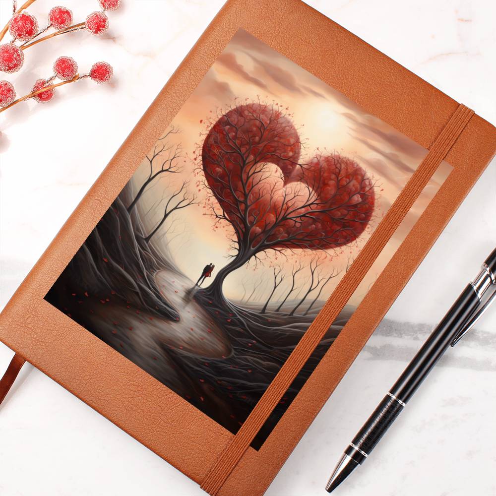 Valentine's Day Art 048 - Vegan Leather Journal