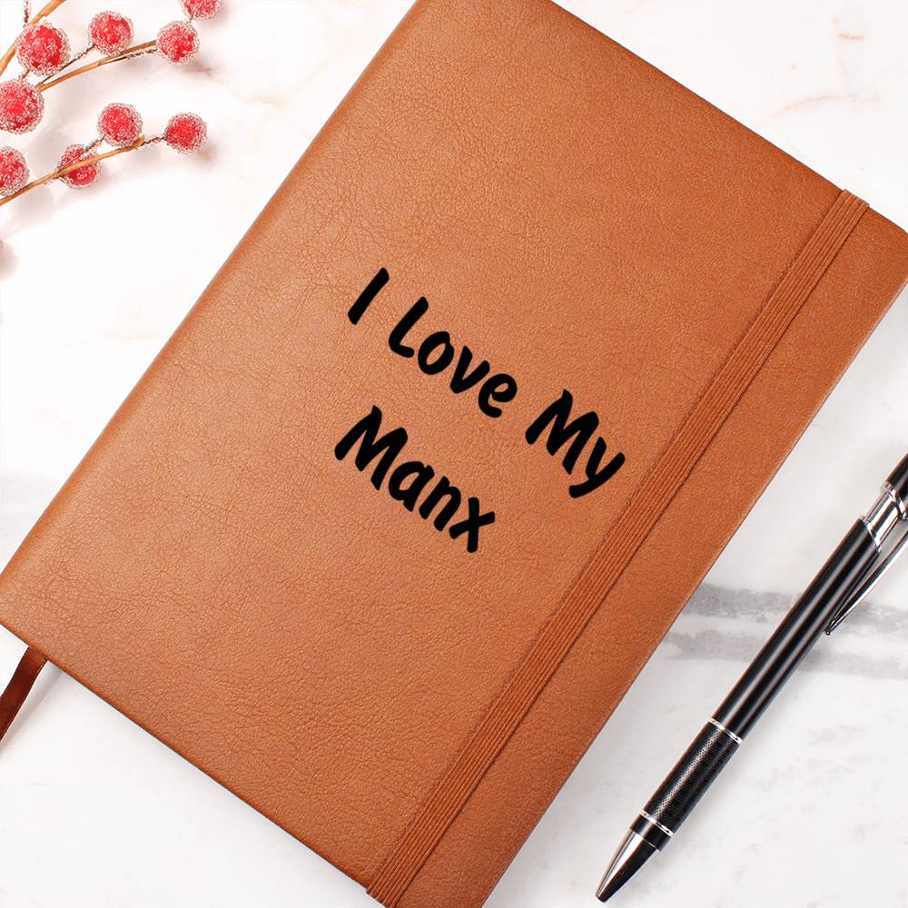 Love My Manx - Vegan Leather Journal