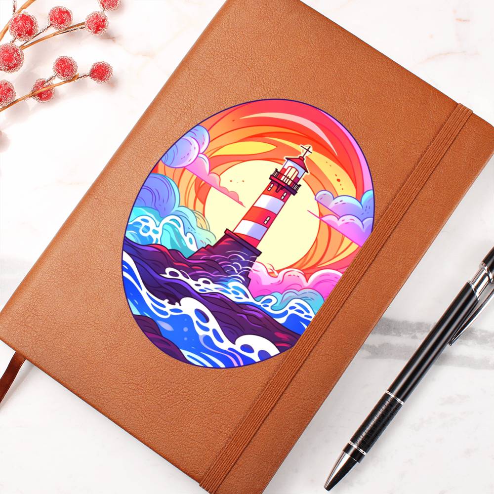 Minimalist BOHO Art 073 - Vegan Leather Journal