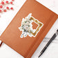 Luxury Wedding Decor Sticker 074 - Vegan Leather Journal