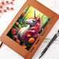 Cute Unicorn 025 - Vegan Leather Journal