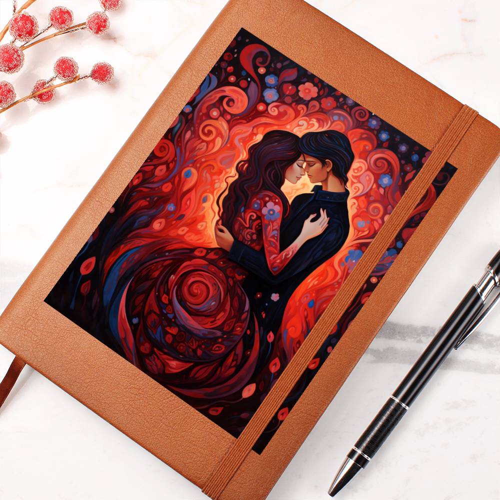 Valentine's Day Art 149 - Vegan Leather Journal