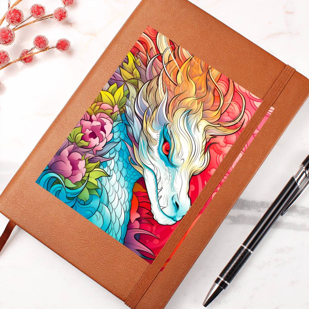 Majestic Dragon 009 - Vegan Leather Journal