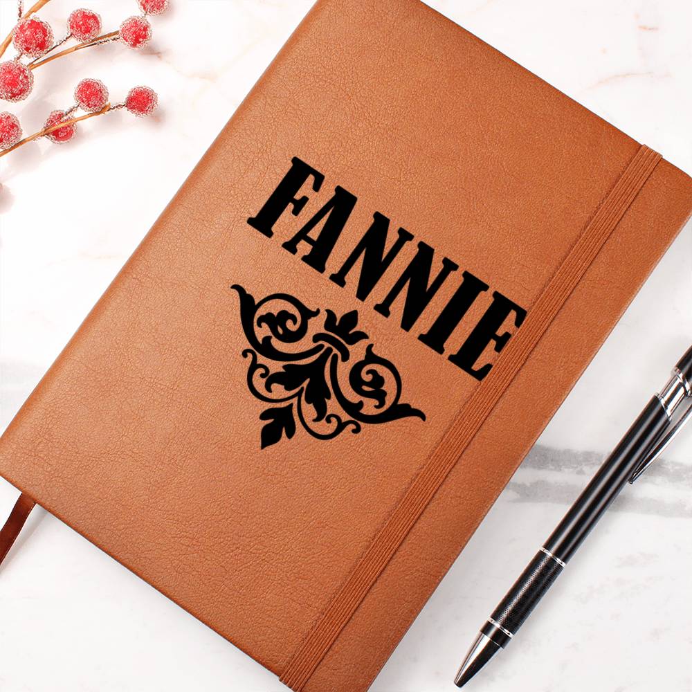 Fannie v01 - Vegan Leather Journal