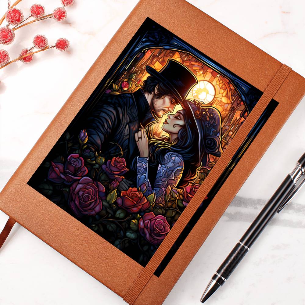 Valentine's Day Art 478 - Vegan Leather Journal