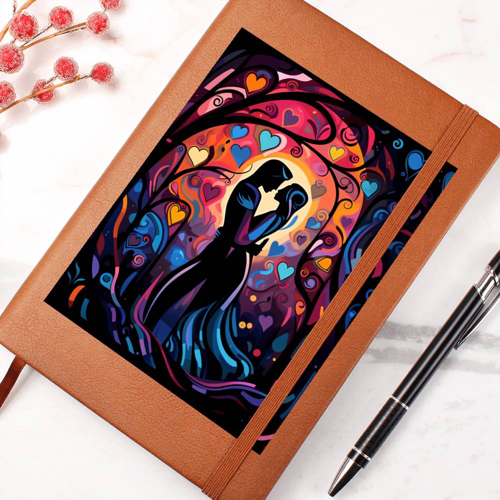 Valentine's Day Art 337 - Vegan Leather Journal