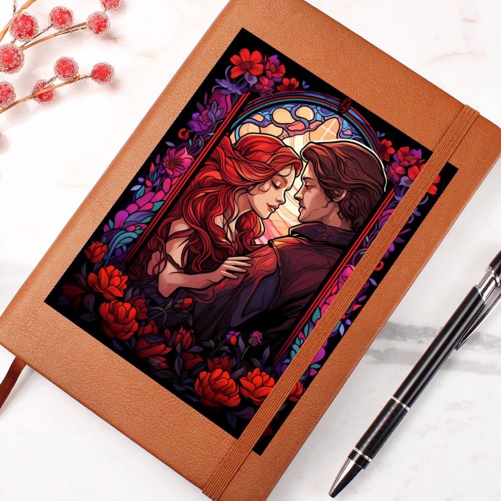 Valentine's Day Art 321 - Vegan Leather Journal