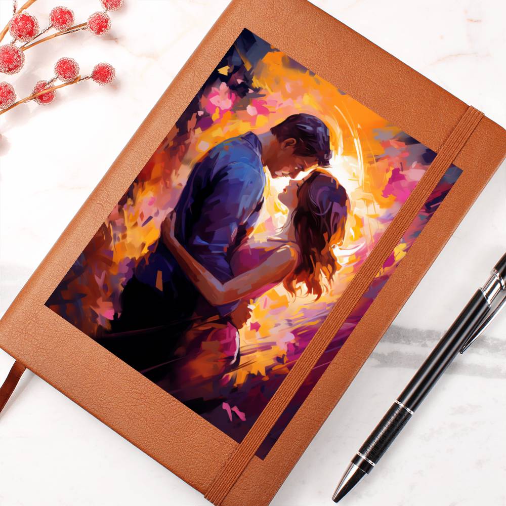 Valentine's Day Art 403 - Vegan Leather Journal