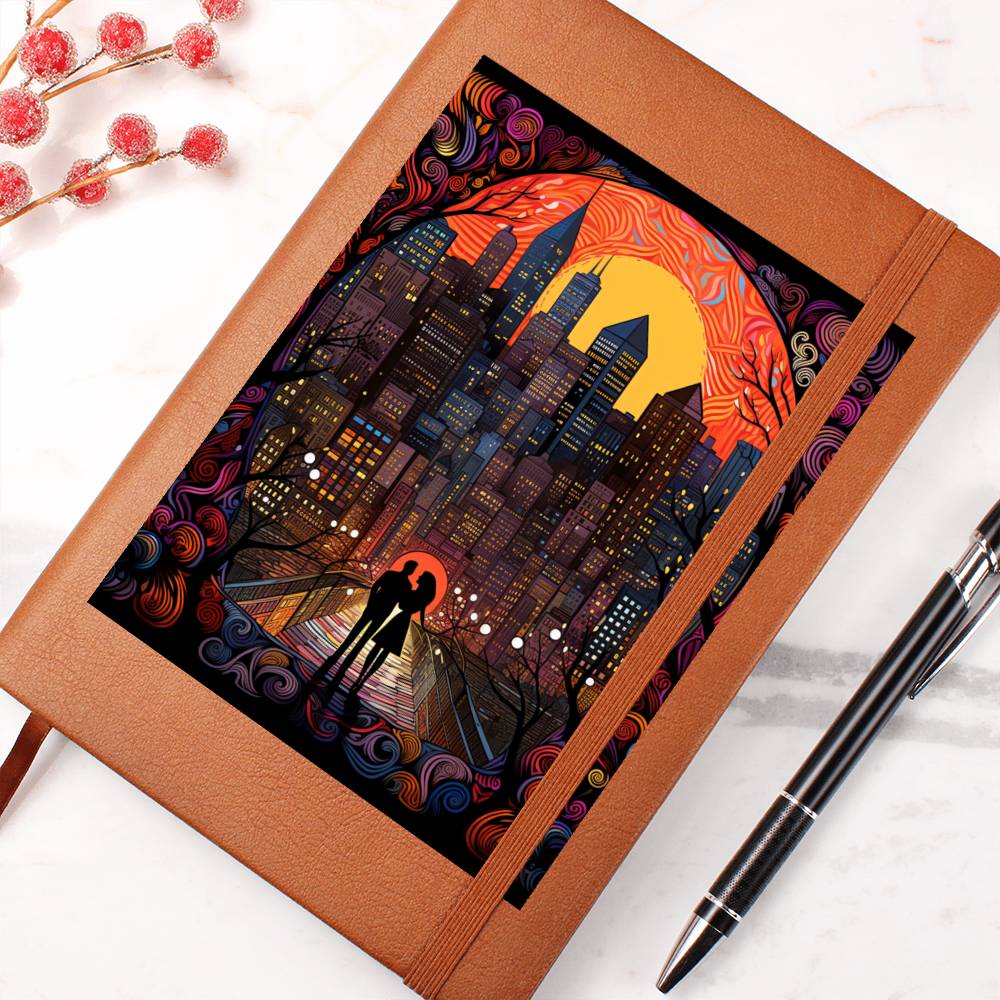 Valentine's Day Art 432 - Vegan Leather Journal