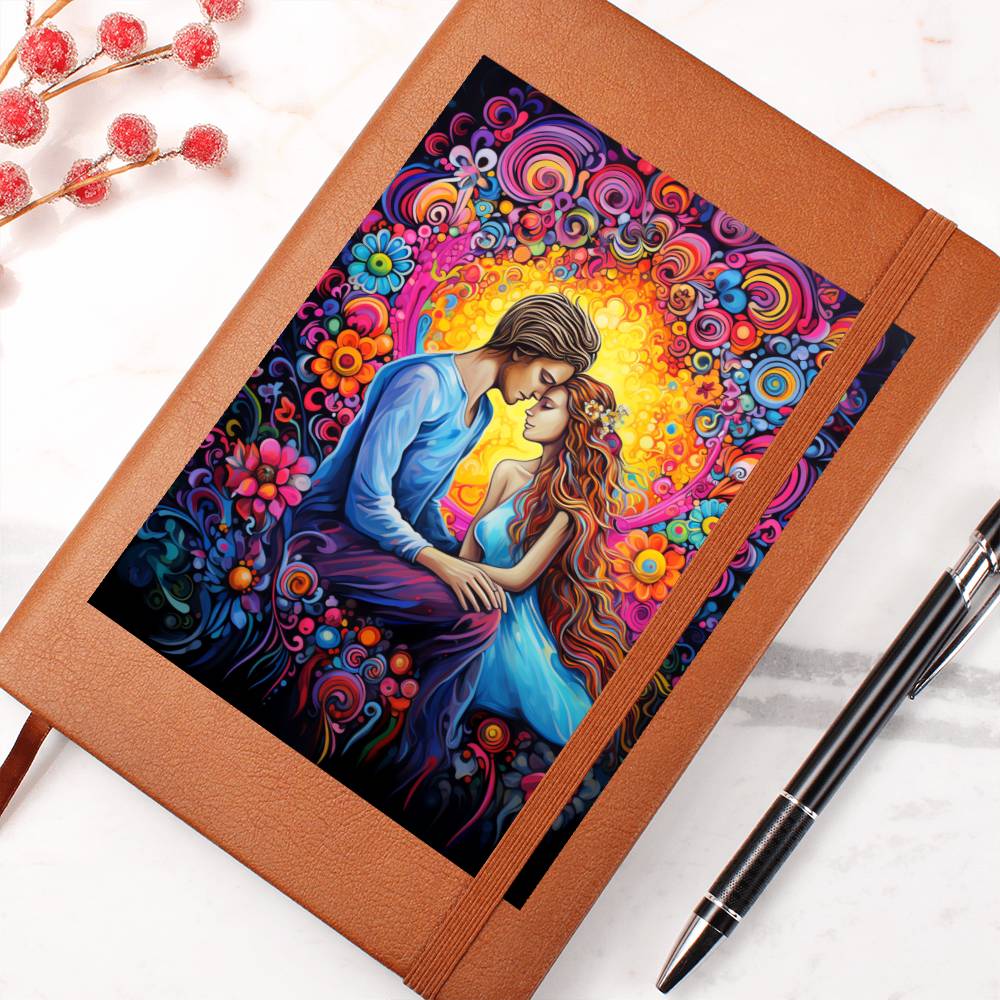 Valentine's Day Art 226 - Vegan Leather Journal