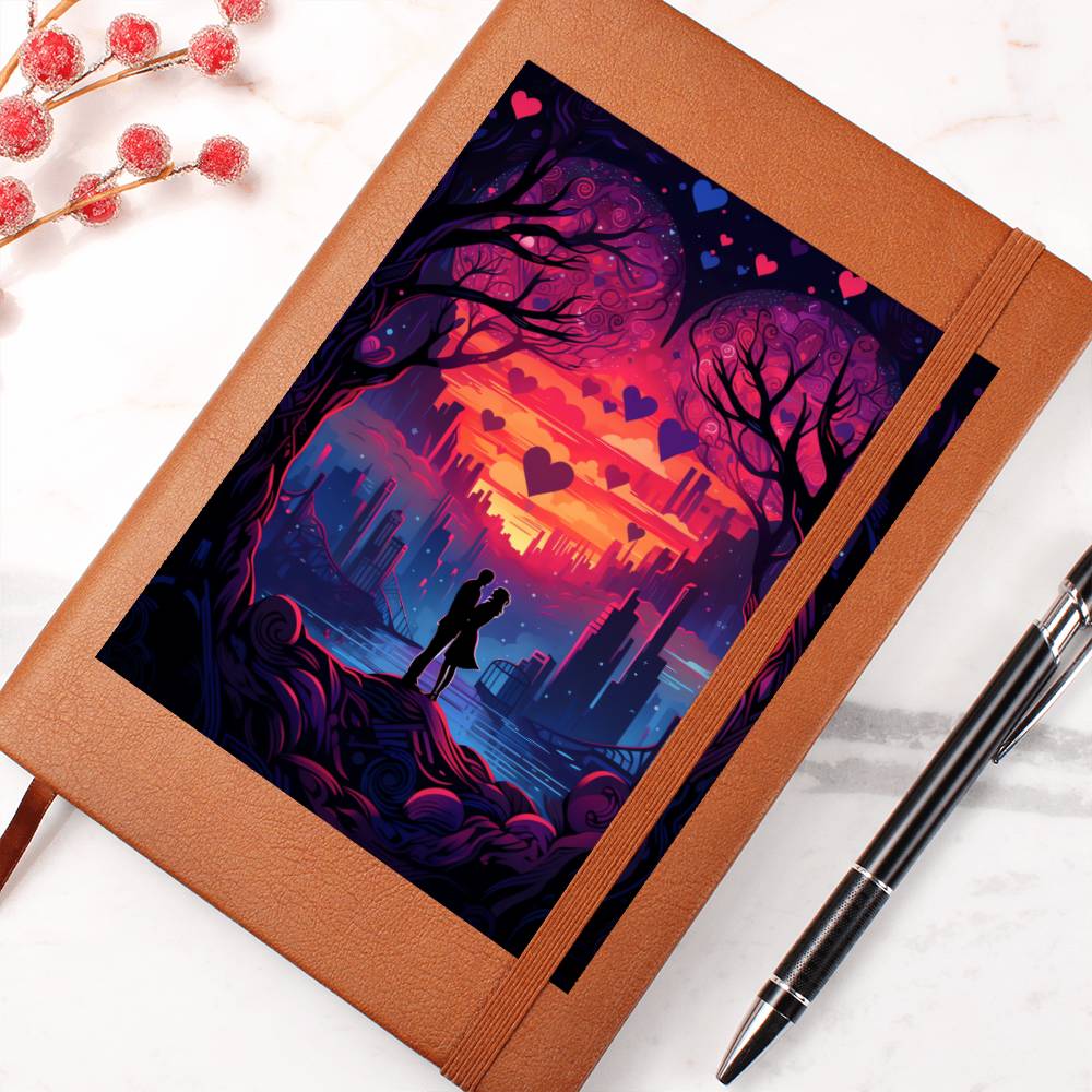 Valentine's Day Art 276 - Vegan Leather Journal