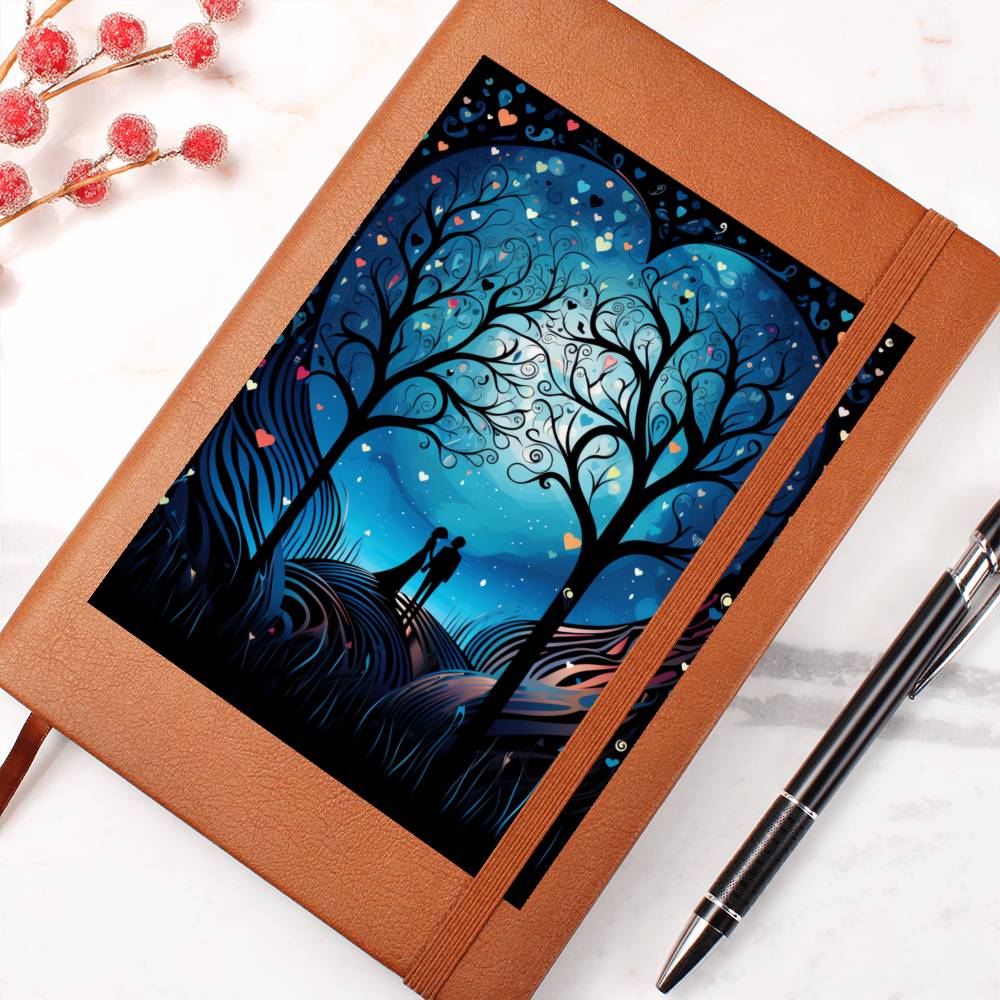 Valentine's Day Art 188 - Vegan Leather Journal