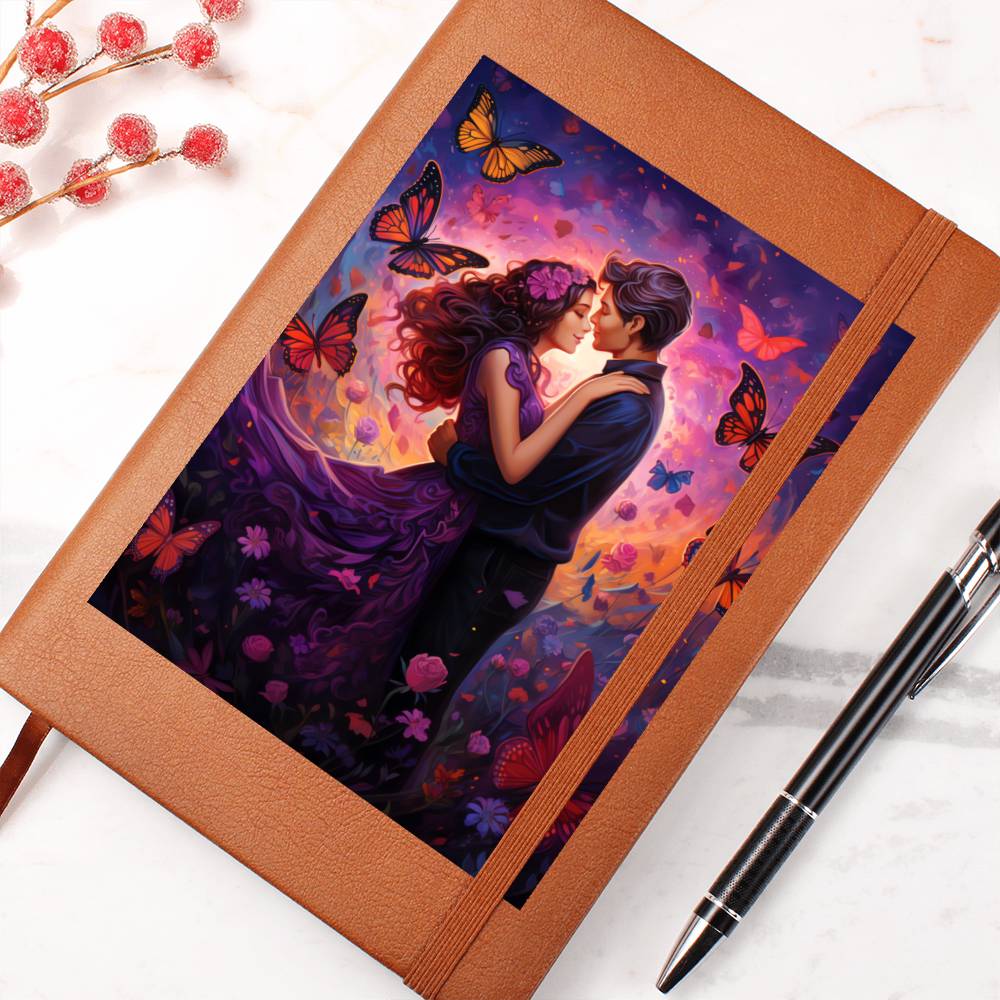 Valentine's Day Art 022 - Vegan Leather Journal