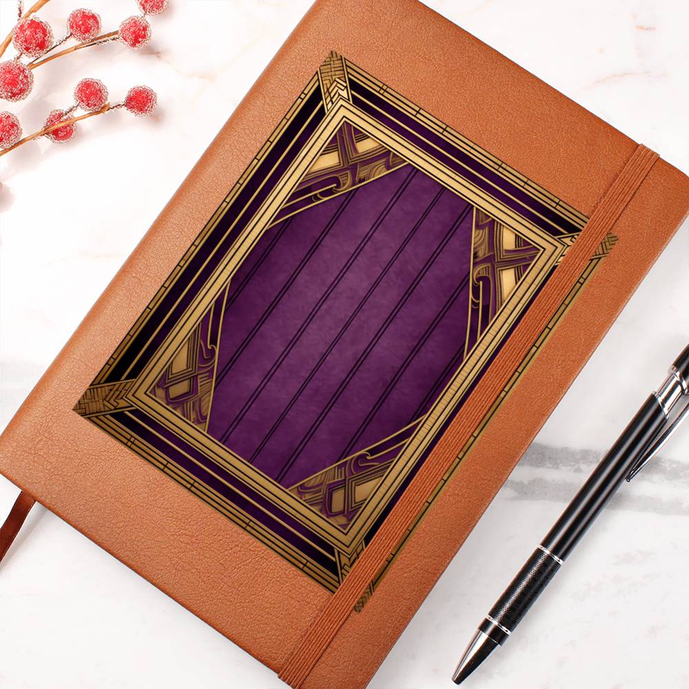 Ornate Gold Cover 108 - Vegan Leather Journal