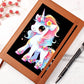 Cute Unicorn 014 - Vegan Leather Journal