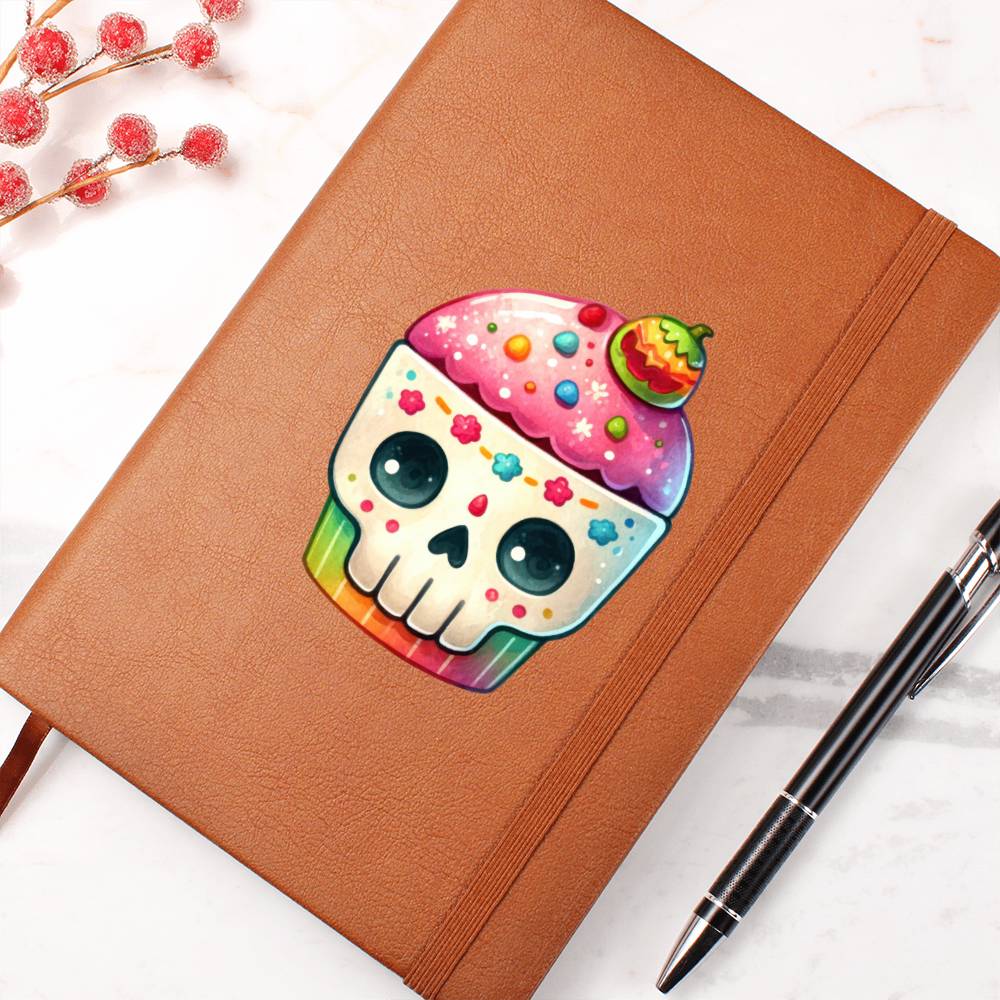 Cute Halloween Sticker 074 - Vegan Leather Journal