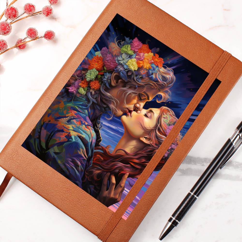 Valentine's Day Art 034 - Vegan Leather Journal