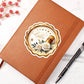 Luxury Wedding Decor Sticker 053 - Vegan Leather Journal
