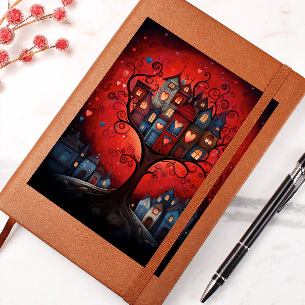 Valentine's Day Art 191 - Vegan Leather Journal