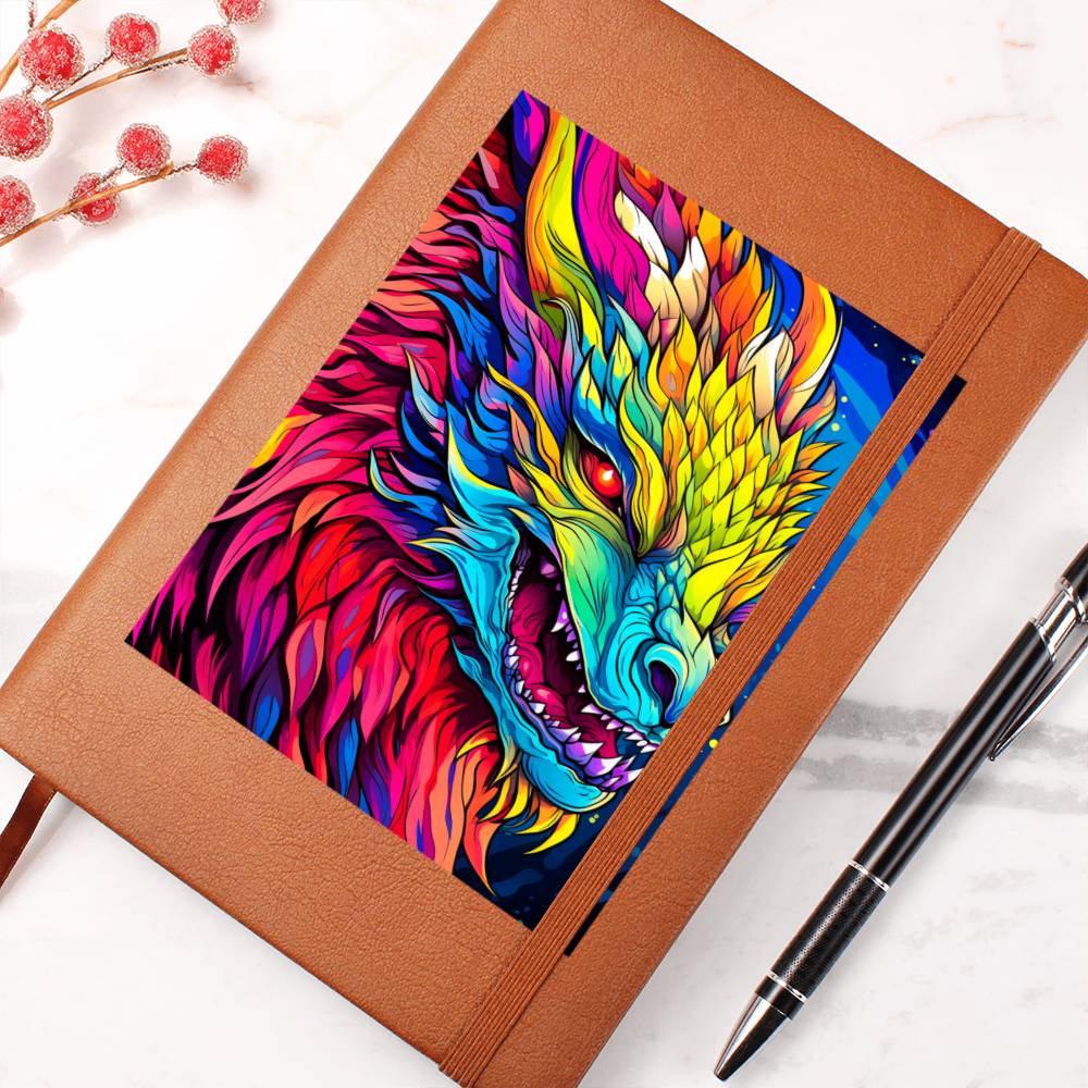 Majestic Dragon 024 - Vegan Leather Journal
