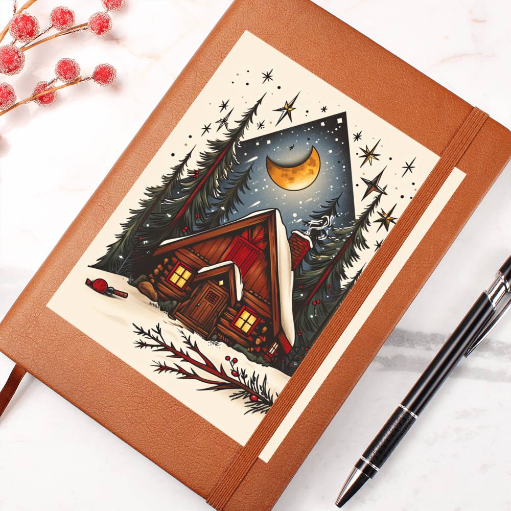 Minimalist BOHO Art 043 - Vegan Leather Journal