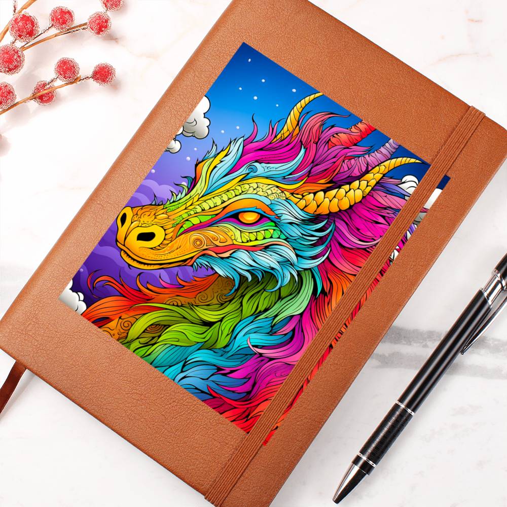 Majestic Dragon 012 - Vegan Leather Journal