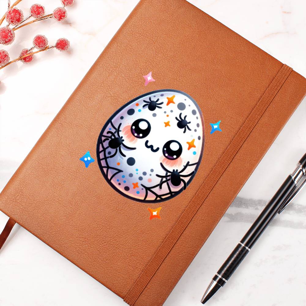 Cute Halloween Sticker 047 - Vegan Leather Journal
